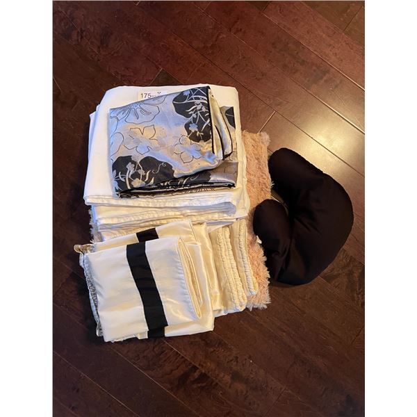 Assorted Linen And Pillow Cases