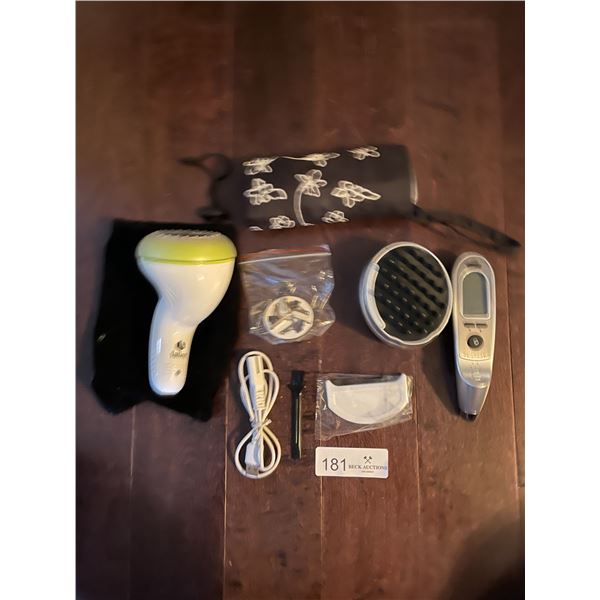 Electric Lint Remover, Electric Head Messager, And Thermometer