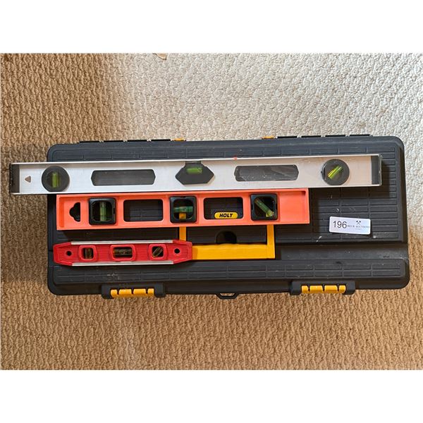Holt Tool Box And Contents With Levels