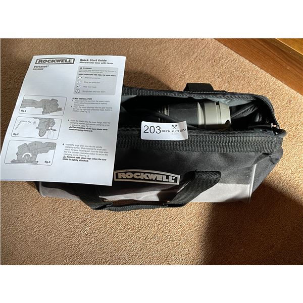 Rockwell Versacut Mini Circular Saw With Laser With Storage Bag