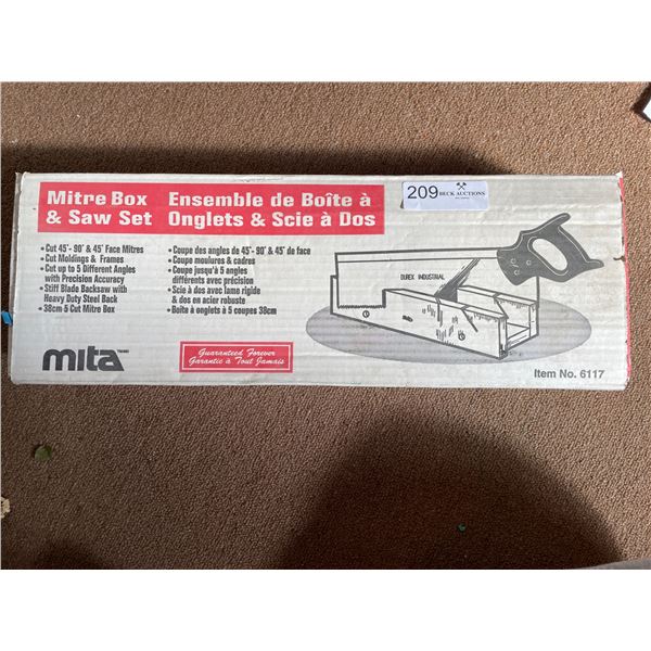 Mita Miter Box And Saw Set