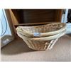 Image 1 : Wicker Baskets And Corner Shelf