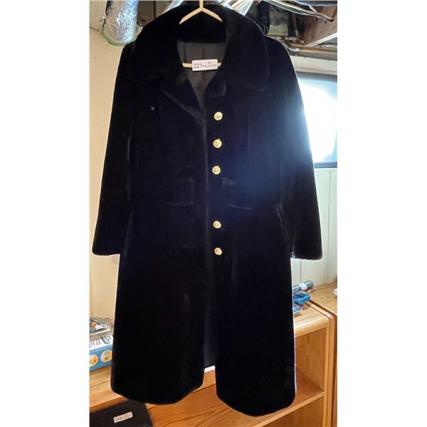 Womens Velvet Texture Coat