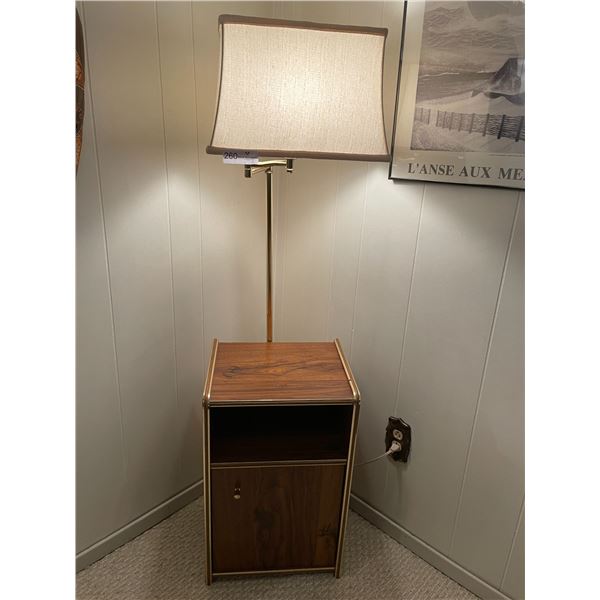 Side Table And Standing Lamp