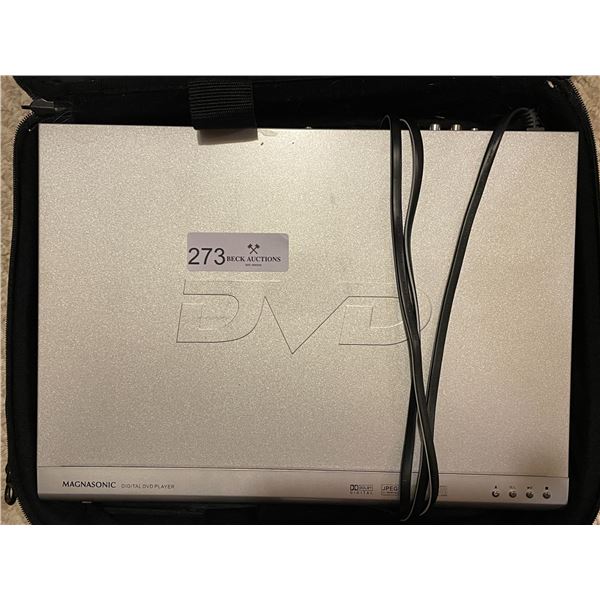 Megasonic DVD Player And Case