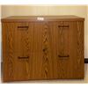 Image 1 : Wooden Filing Cabinet And Contents
