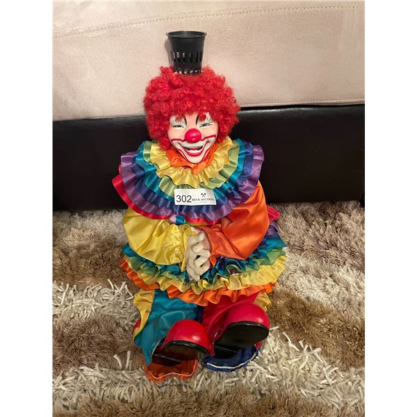 Glass Decorative Clown