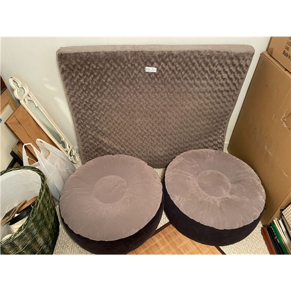 Inflatable Ottomans, And Dogbed