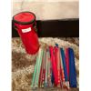 Image 1 : Large Assortment Of Knitting Needles, And Carrying Case
