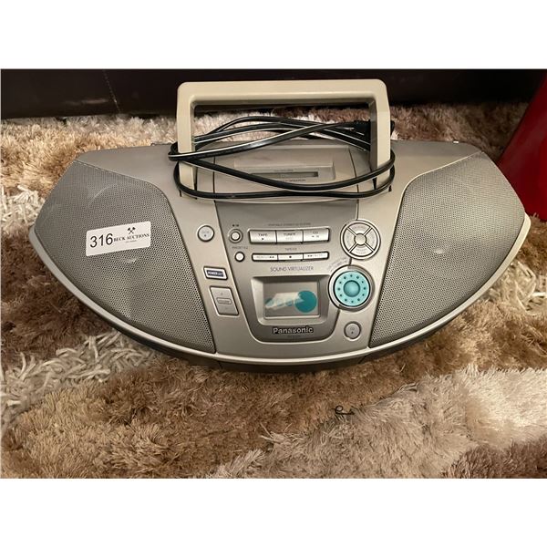 Panasonic Sound Virtualiser Tape And CD Player