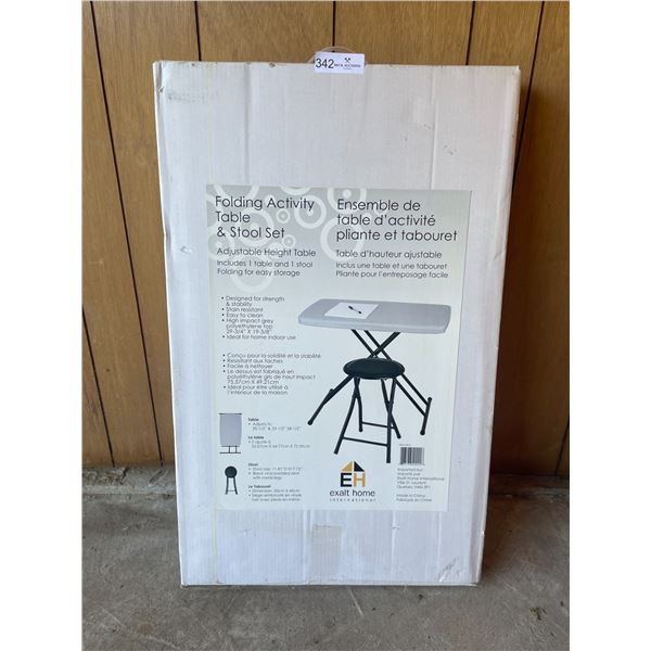 Folding Activity Table & Stool Set