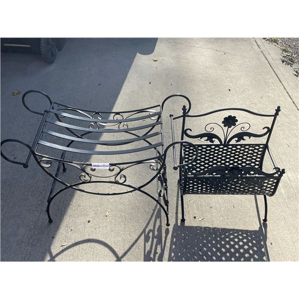Magazine Rack & Iron Rack