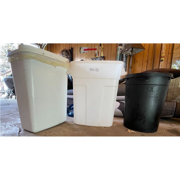 Assorted Trash Bins