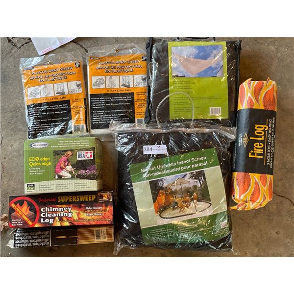 Assorted Gardening Accessories & Fire Starters