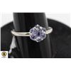 Image 1 : #35-UNHEATED TANZANITE RING SIZE 7.75