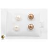 Image 1 : #196-NATURAL AKOYA PEARL EARRINGS 2 PAIR