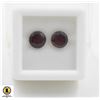 #258- UNHEATED DARK RED GARNET GEMSTONE 2.95CT