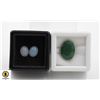 Image 1 : #264-UNHEATED EITHOPIA OPAL 1.95CT  & EMERALD 7.0C