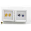 Image 1 : #230- BLUE SAPPHIRE 1.40CT & YELLOW SAPPHIRE 2.45C