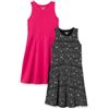 Image 1 : NEW AMAZON ESSENTIALS GIRLS 2 PACK TANK DRESSES