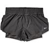 Image 1 : NEW REEBOK WOMEN'S WOR RUN 2 IN 1 SPORT SHORTS