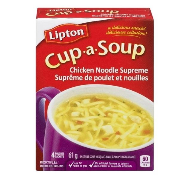 BAG OF 9 NEW BOXES WITH LIPTON INSTANT CUP-A-SOUP