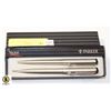 Image 1 : 1987 PARKER "VECTOR" STAINLESS PEN/PENCIL SET