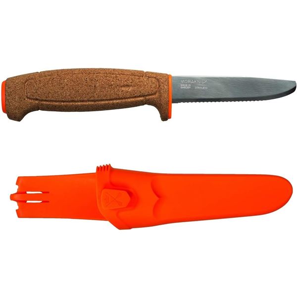 NEW SWEDISH MADE FLOATING SRT SAFE SERRATED KNIFE