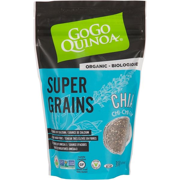 NEW 1KG BAG OF GOGO QUINOA ORGANIC CHIA SEEDS