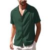 Image 1 : NEW SIZE L COOFANDY CUBAN SHIRTS FOR MEN - BUTTON