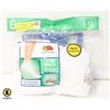 Image 1 : ANKLE SOCKS WHITE 6-12 SIZE 6-PACK FRUIT OF LOOM
