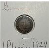 Image 2 : 14)  GERMAN 1924 1 PFENNIG COIN.