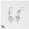 #456-6.0 MM CLEAR STONE IN DANGLING PART OF EARRIN