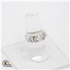Image 1 : #461-0.80 CARAT CENTER OF GENTS RING WITH 9 CLEAR