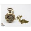 Image 1 : #464-BRAND NEW BRONZE TONE POCKET WATCH WITH
