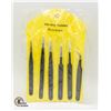 #465-6 PIECE SET ANTI-STATIC TWEEZERS