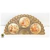 Image 1 : 24 KARAT GOLD-PLATED VINTAGE WALL HANGING