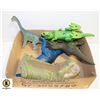 Image 1 : DINOSAUR HAND PUPPET & DINOSAUR FIGURES