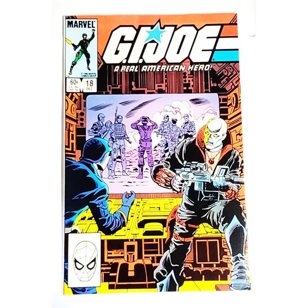 3)  GI JOE FROM MARVEL COMICS, DEC 1983.