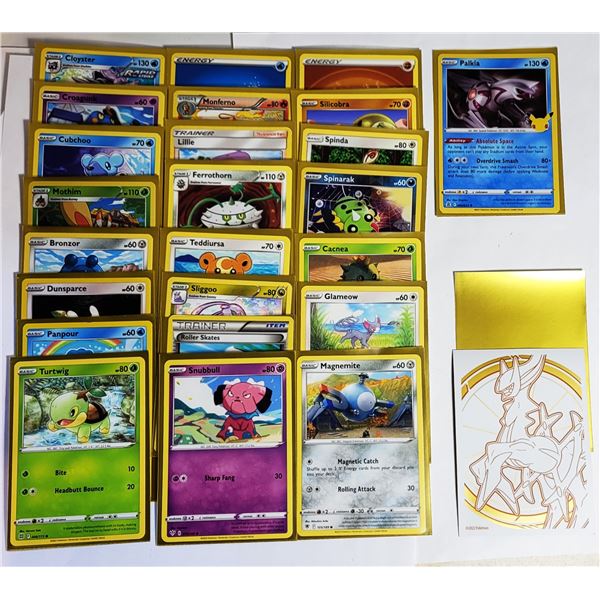 18)  LOT OF 24 POKEMON CARDS IN INDIVIDUAL SLEEVES