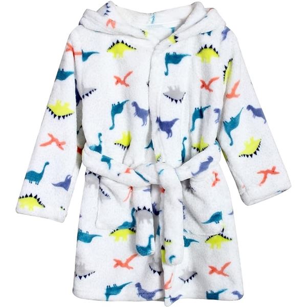 NEW KUMARY TODDLER BOYS BATHROBES - DINOS