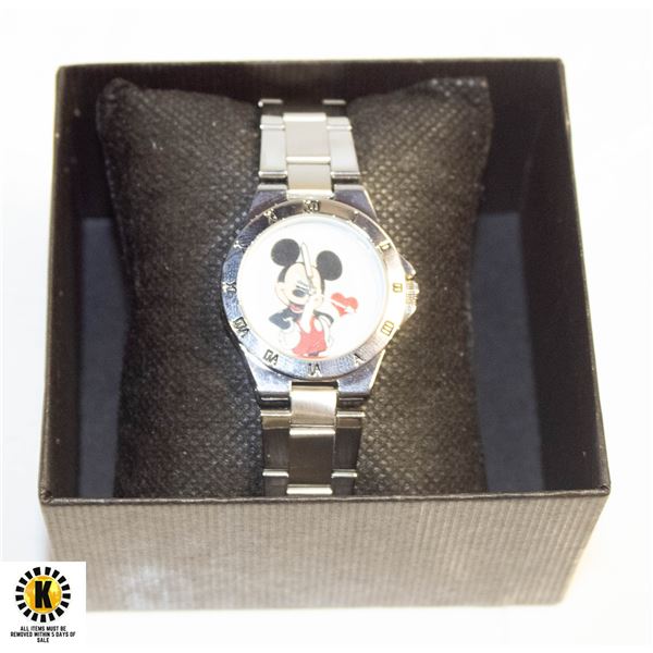 NEW MICKEY MOUSE QUARTZ MOVEMENT WATCH