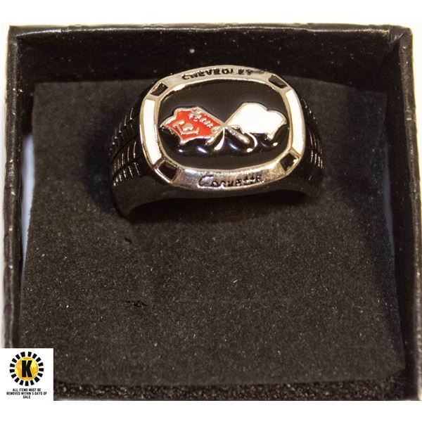  AN AMERICAN LEGEND  CORVETTE RING .925