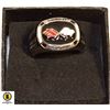 Image 1 : "AN AMERICAN LEGEND" CORVETTE RING .925