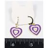 Image 1 : NEW DANGLE HEART EARRINGS