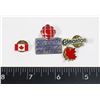 Image 1 : VINTAGE LAPEL PINS. CANADIAN FLAG, CANADIAN LEAF,