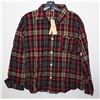 Image 1 : NEW JIADAMEI PLAID BLOUSE. HAS BUTTONS ON SLEEVES