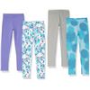 Image 1 : NEW SPOTTED ZEBRA BIG GIRLS 4 PACK LEGGINGS