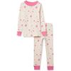 Image 1 : NEW MOON AND BACK 2 PC PJ SET PINK STARS SIZE 4