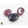 #133-RED RUBY & BLUE SAPPHIRE GEMSTONE 75.75CT